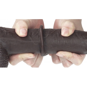 Gode SLIDING SKIN 17 x 4.2cm Marron