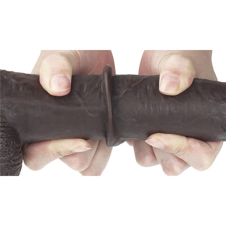 Gode SLIDING SKIN 17 x 4.2cm Marron