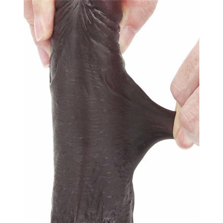 Gode SLIDING SKIN 13 x 3.5cm Marron