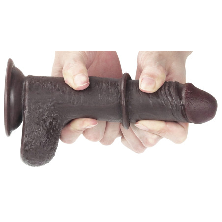 Gode SLIDING SKIN 13 x 3.5cm Marron