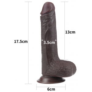 Gode SLIDING SKIN 13 x 3.5cm Marron