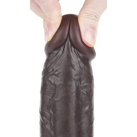 Gode SLIDING SKIN 18 x 4.5cm Marron