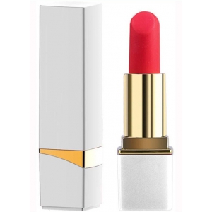 Mini Vibro LIPSTICK ROCK 8.7 x 2.3cm Blanc