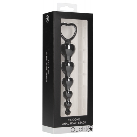Chapelet Silicone ANAL HEART 15 x 3.2cm 2