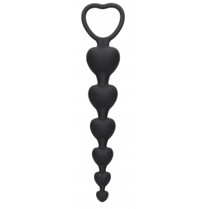 Chapelet Silicone ANAL HEART 15 x 3.2cm