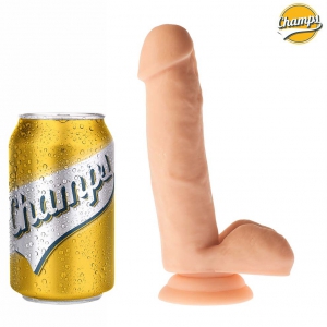 Gode réaliste SMOOTHY Champs 14 x 3.7cm