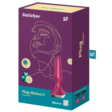 Plug Vibrant ILICIOUS 2 Satisfyer 10 x 3cm Violet