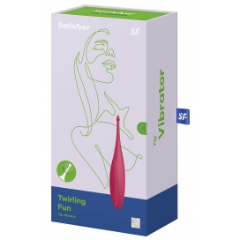 Stimulateur TWIRLING FUN Satisfyer 17cm Rouge 2