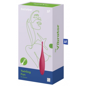 Stimulateur TWIRLING FUN Satisfyer 17cm Rouge
