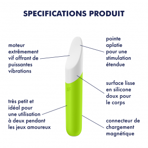 Vibro ULTRA POWER BULLET 7 Satisfyer Vert