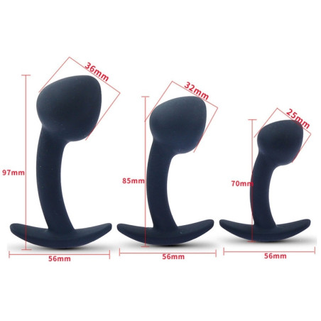 Plug prostatique en silicone MUSH S 7 x 2.5cm