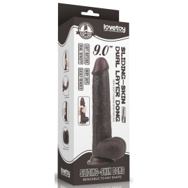 Gode SLIDING SKIN 17 x 4.2cm Marron 2