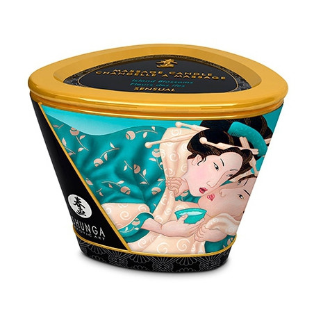 Bougie de massage Shunga ISLAND BLOSSOMS Fleurs des Iles