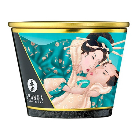 Bougie de massage Shunga ISLAND BLOSSOMS Fleurs des Iles