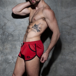 Short KANGOO Mesh Rouge