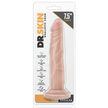 Gode réaliste COCK BASIC Dr Skin 17 x 4 cm