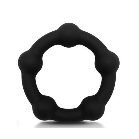 Cockring en silicone WAKE UP 35mm Noir