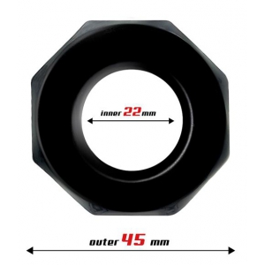 Cockring souple POLYGON Noir