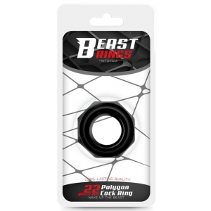 Cockring souple POLYGON Noir