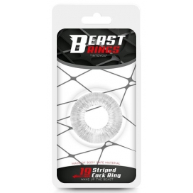 Cockring souple STRIPED Transparent 2
