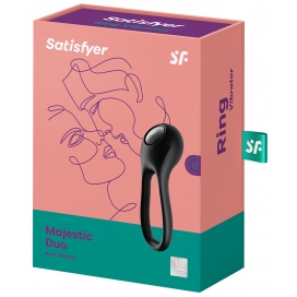 Anneau pénien Vibrant MAJESTIC DUO Satisfyer 2