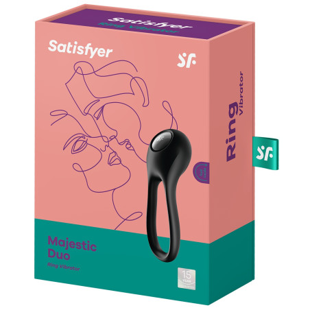 Anneau pénien Vibrant MAJESTIC DUO Satisfyer