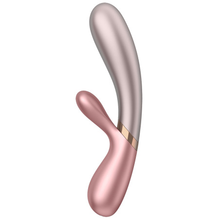 Vibro Rabbit connecté HOT LOVER Satisfyer 20 x 3cm Rose