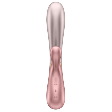 Vibro Rabbit connecté HOT LOVER Satisfyer 20 x 3cm Rose