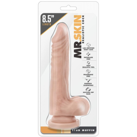 Gode réaliste STUD MUFFIN Dr Skin 15 x 3.8cm