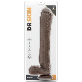 Gode réaliste MR ED Dr Skin 28 x 5.5cm Marron 2