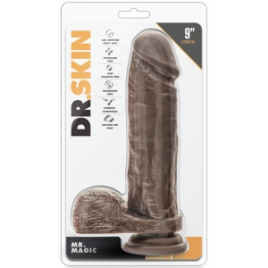 Gode réaliste MR MAGIC Dr Skin 19 x 5cm Marron