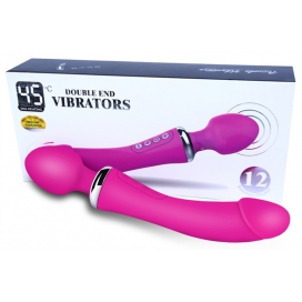 Sextoy wand Double pénétration - Mauve 39 mm 2