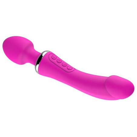 Sextoy wand Double pénétration - Mauve 39 mm