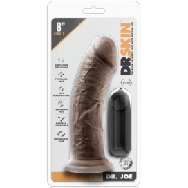 Gode vibrant DR JOE Dr Skin 19 x 4.7cm Marron 2