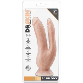 Double Gode DP COCK Dr Skin 18 x 6cm 2