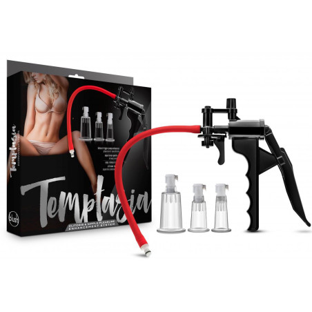 Kit complet de Pompes à tétons TEMPTASIA 3 Cylindres