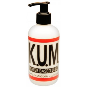 Lubrifiant hybride gay KUM en 250mL avec bouteille pompe de gel intime