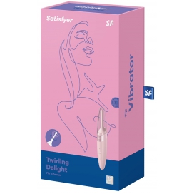 Stimulateur TWIRLING DELIGHT Satisfyer 17cm Rose 2