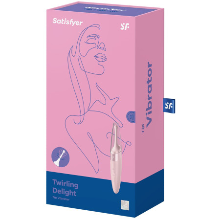 Stimulateur TWIRLING DELIGHT Satisfyer 17cm Rose