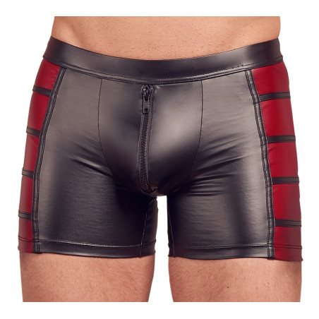 Boxer long VEGA Noir-Rouge