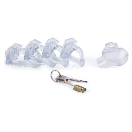 Cage de chasteté NANO 5.7 x 3.2cm Transparent