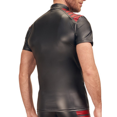 T-shirt VEGA Noir-Rouge