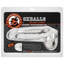 Gaine de pénis Oxballs Daddy 20 x 6cm Transparente 2
