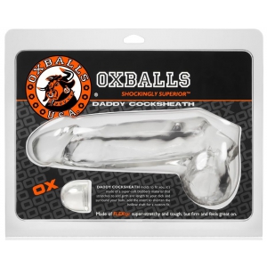 Gaine de pénis Oxballs Daddy 20 x 6cm Transparente