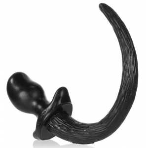 Plug Queue Puppy Tail BULLDOG Noir 11.5 x 6cm