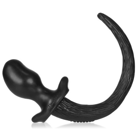 Plug Queue Puppy Tail BULLDOG Noir 11.5 x 6cm