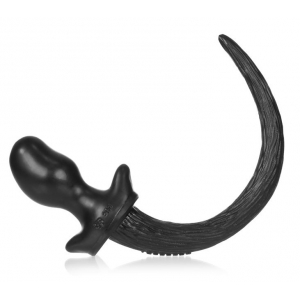 Plug Queue Puppy Tail PUG Noir 8 x 4.4cm