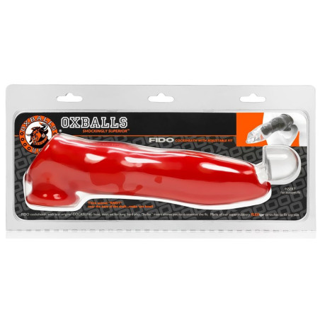 Extenseur de sexe FIDO COCK SHEATH 20 x 6cm Rouge