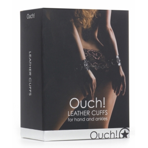 Menottes de poignets CUFFS OUCH Noires