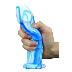 Gode VIPRIKS 18 x 5cm Bleu-Blanc